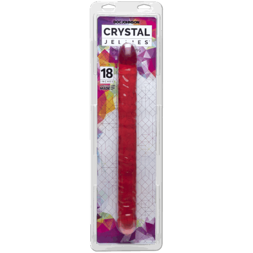 CRYSTAL JELLIES - 18 INCH DOUBLE DO PINK
