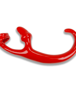 ALIEN TAIL, butt plug + sling, RED