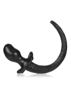 BEAGLE puppy tail buttplug BLACK Medium